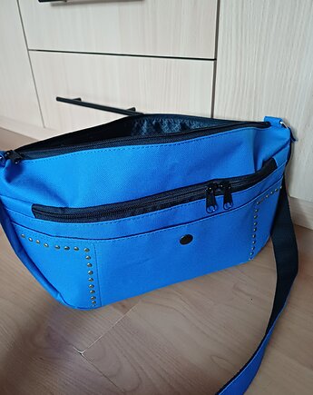 Torebka kobaltowa modna z polkola, CatooLabel