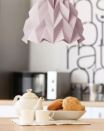 Lampa wisząca origami ICEBERG S bladoróżowa, Ynska