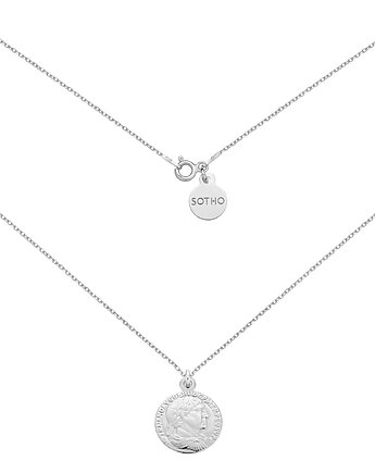 Srebrny naszyjnik z monetą, SOTHO