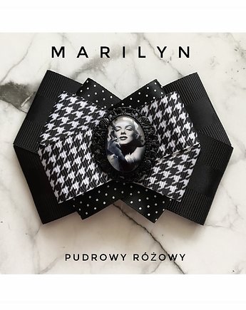 Kolekcja Brosz z Marilyn Monroe NOWOŚĆ Ikona Stylu, Pudrowy Różowy