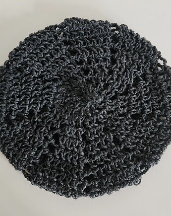 Wiosenny  beret z wełny, Las i Łąka