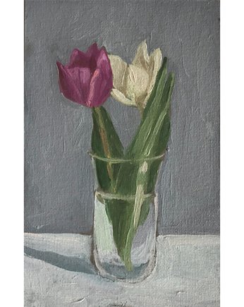 Tulipany #2 obraz olejny, Malu Studio
