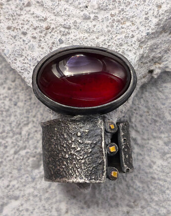 Granat - szeroki pierścień, Zofia Gladysz