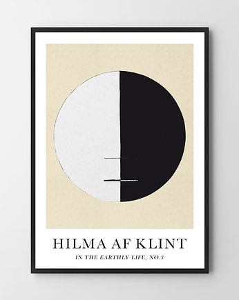 Plakat Hilma af Klint In the earthly life no. 3, HOG STUDIO