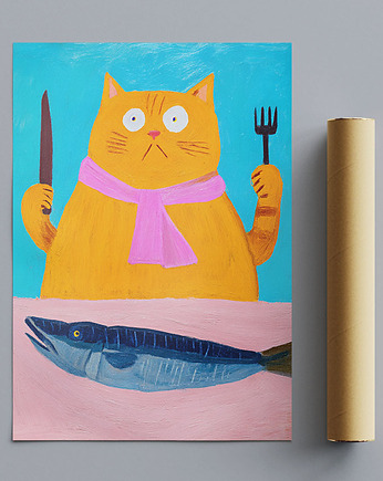 Plakat - Kot Yumbolini, Harry Monkey