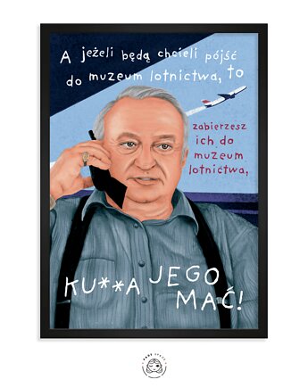 Plakat - Muzeum lotnictwa (Chłopaki nie płaczą), PADE SPACE