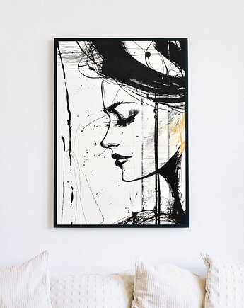 Plakat - Zamyślona, Harry Monkey