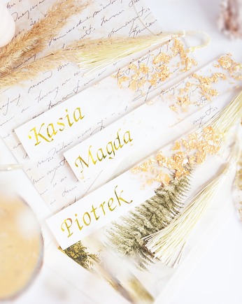 Zakładka Imienna PERSONALIZOWANA - gold, Bookova