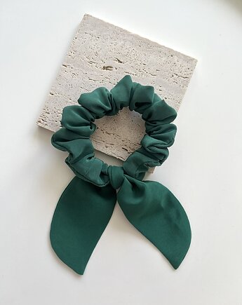 Zielona scrunchie Suzi z odwiązywanymi uszkami, Volie Line