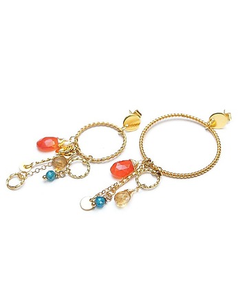 Kolczyki pozłacane Alloys Collection  /Odd/ - Circle vol. 14, KiKa pracownia