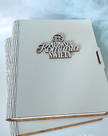 Pudełko na Biblię, pudełeczko na pamiątkę komunijną, Card Design World