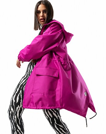 Kurtka ocieplana/ płaszcz typu parka fuchsia, REST Factory