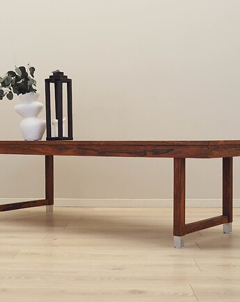 Lowboard palisandrowy, duński design, lata 70, produkcja: Dania, Przetwory design