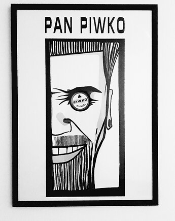 Plakat  PAN PIWKO 50x70cm, Magda Parkitna