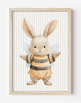 Plakat Na Ścianę Dla Dzieci Pszczółkowi Przyjaciele nr. 1, Dekoracjan