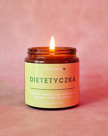 Zapachowa świeca sojowa Dietetyczka, SOy