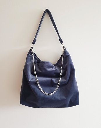 Torebka damska Hobo grafitowa, MessyBags