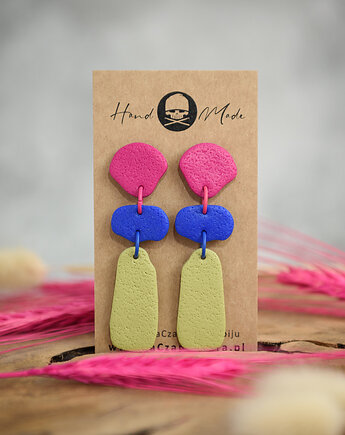 Kolczyki Tamara - kolorowe, LaCzapaKabra.biju