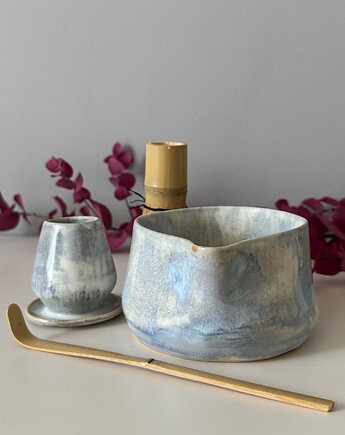 Zestaw do matcha (matchawan + stojak), bien.ceramics