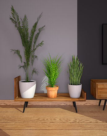 NORR kwietnik 100x32 dębowy, Jaku Design