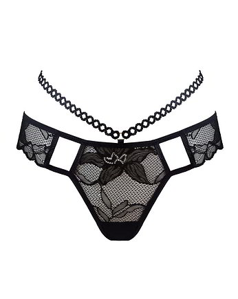 Koronkowe stringi Mad Cat No. 12, WHITE RVBBIT