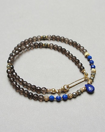 Kwarc dymny vol. 5 /22.04.26/ choker -  Szlachetna kolekcja, KiKa pracownia