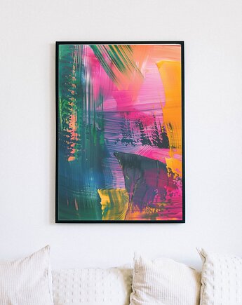 Plakat - Abstract brush 3, Harry Monkey