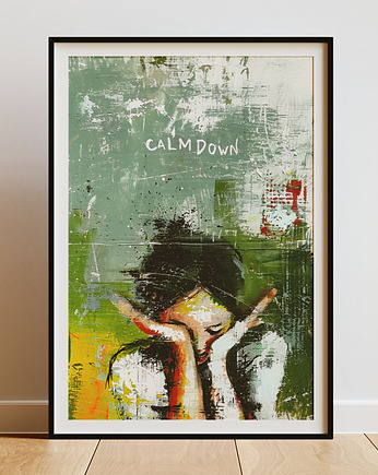 Plakat - Calm down, Harry Monkey