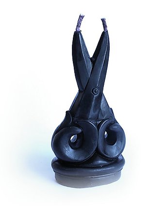 Świeca intencyjna czarne nożyce, KEIT