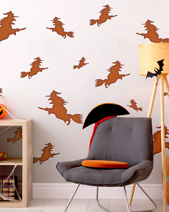 Szablon malarski halloween (5 szt.) // CZAROWNICA, Szablony Nakleo