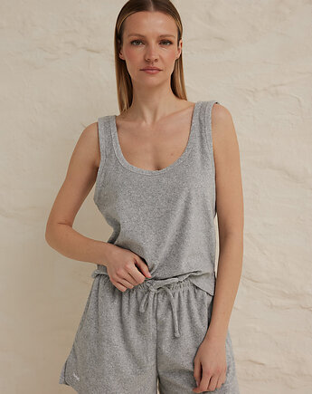 Top DEMI gray terry, RONKA