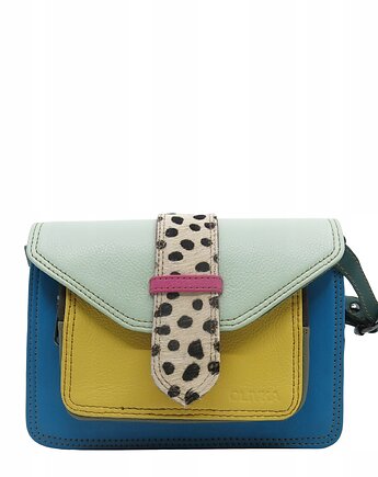 Torebka skórzana dwustronny odwracalny pasek damska listonoszka eko OLIVKA, Olivka Warsaw