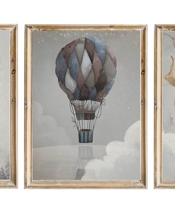Zestaw 3 plakatów obrazków Magic Dreams A3 PZ, Bajkowe Wnetrza