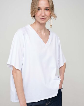T-shirt reglanowy bawełna, Marita Bobko