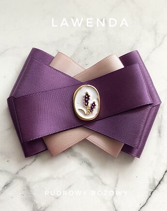 Brosza z kolekcji Lawenda z pięknym medalionem z Lawendą