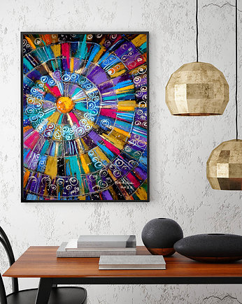 Mandala 6 - rysunek B2 unikat, Katarzyna Radzka