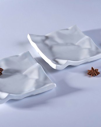 Tacki porcelanowe Pogięte mini, Modus Design