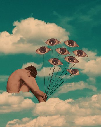 Plakat Oczy w chmurach, Magda Rzeźniczak