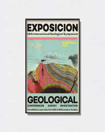 Plakat Geological 1972, Pas De LArt