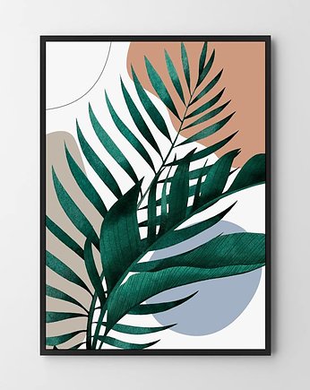 Plakat Boho liście, HOG STUDIO