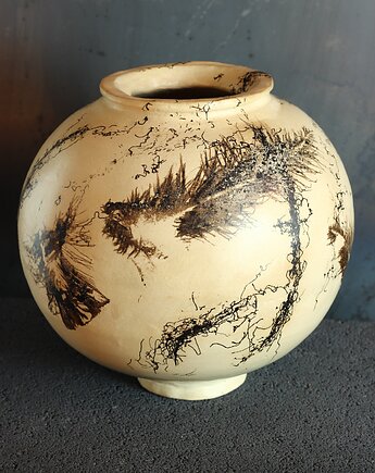 Wazon ceramiczny "Odciski wiatru", Pracownia Czarny Smok