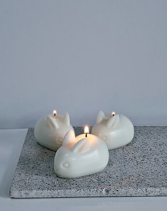 Świeca sojowa dekoracyjna Zając mini, Malvhome