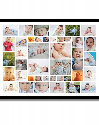 Plakat personalizowany kolaż z ponad 40 zdjęciami, Sowia Aleja