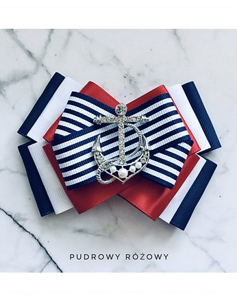 Brosza Marynarska MARINE  NOWOŚĆ!, Pudrowy Różowy