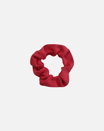 Scrunchie gumka frotka wąska koralowa, Zdunetti