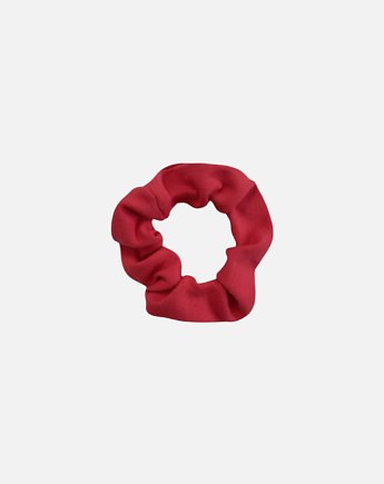 Scrunchie gumka frotka wąska koralowa, Zdunetti