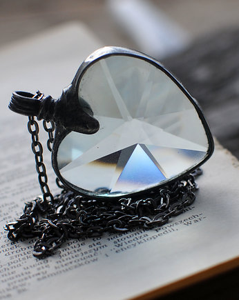 Naszyjnik szklane serce, MARIAELA