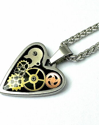 WISIOR Serce drobinki czasu - czarny III