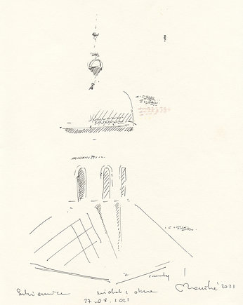 Kraków IV - szkic ołówkiem, Studio Mini Forma