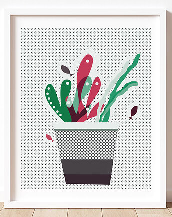 Plakat z motywami roślinnymi, Dekorando